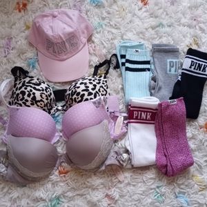 Victoria secret/ Pink bras/socks